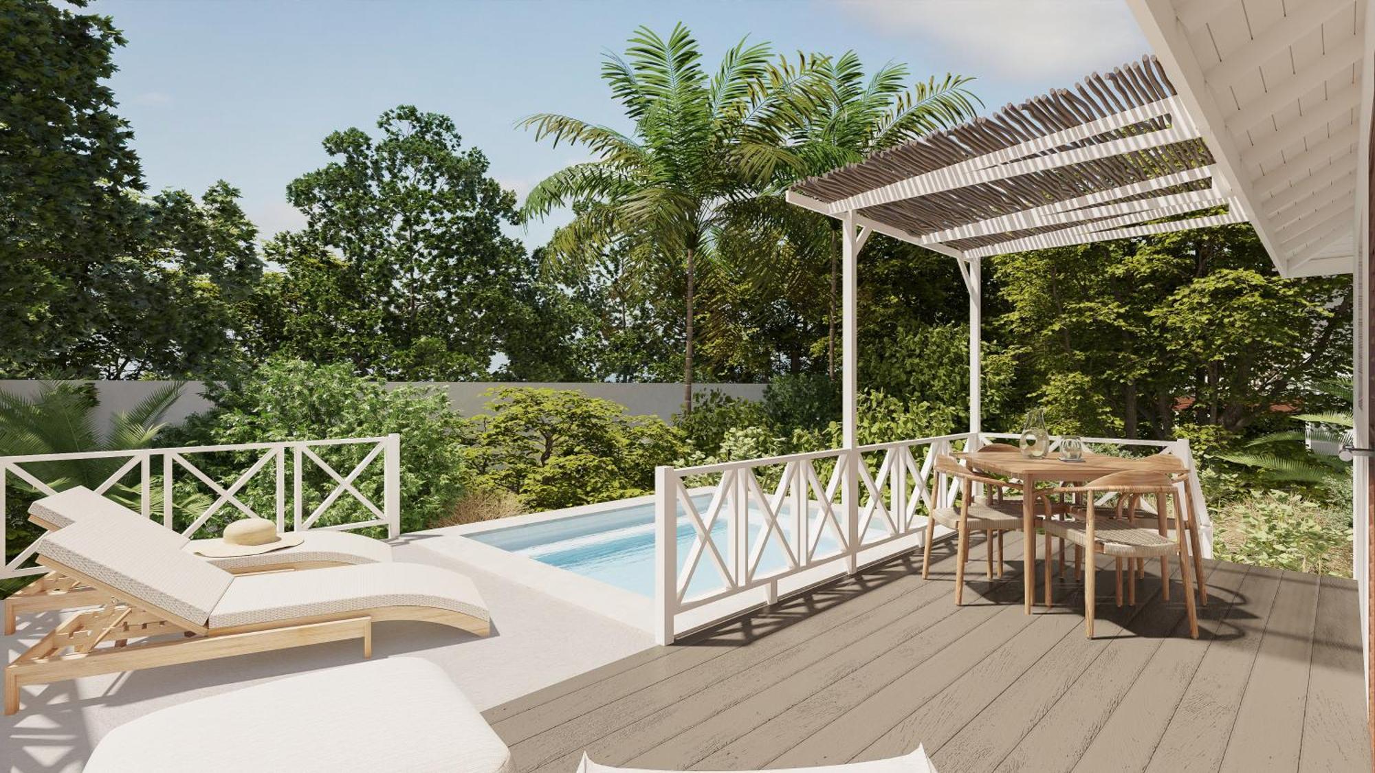 Botanique Bungalows Westpunt Eksteriør billede
